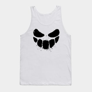 Scary Face Halloween Tank Top